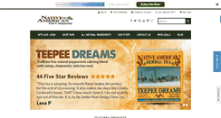 Desktop Screenshot of nativeamericantea.com